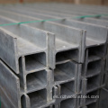 Vigas H de acero galvanizado estructural Q235B